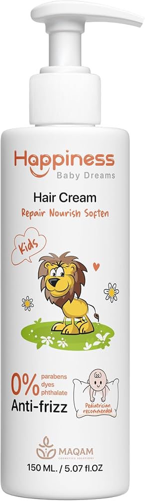 هابينيس كريم  حمايه وتغذيه شعر اطفال 150 ملي